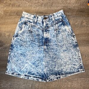Sunset Blues Vintage Mom Jean Shorts Stonewashed Blue size 12